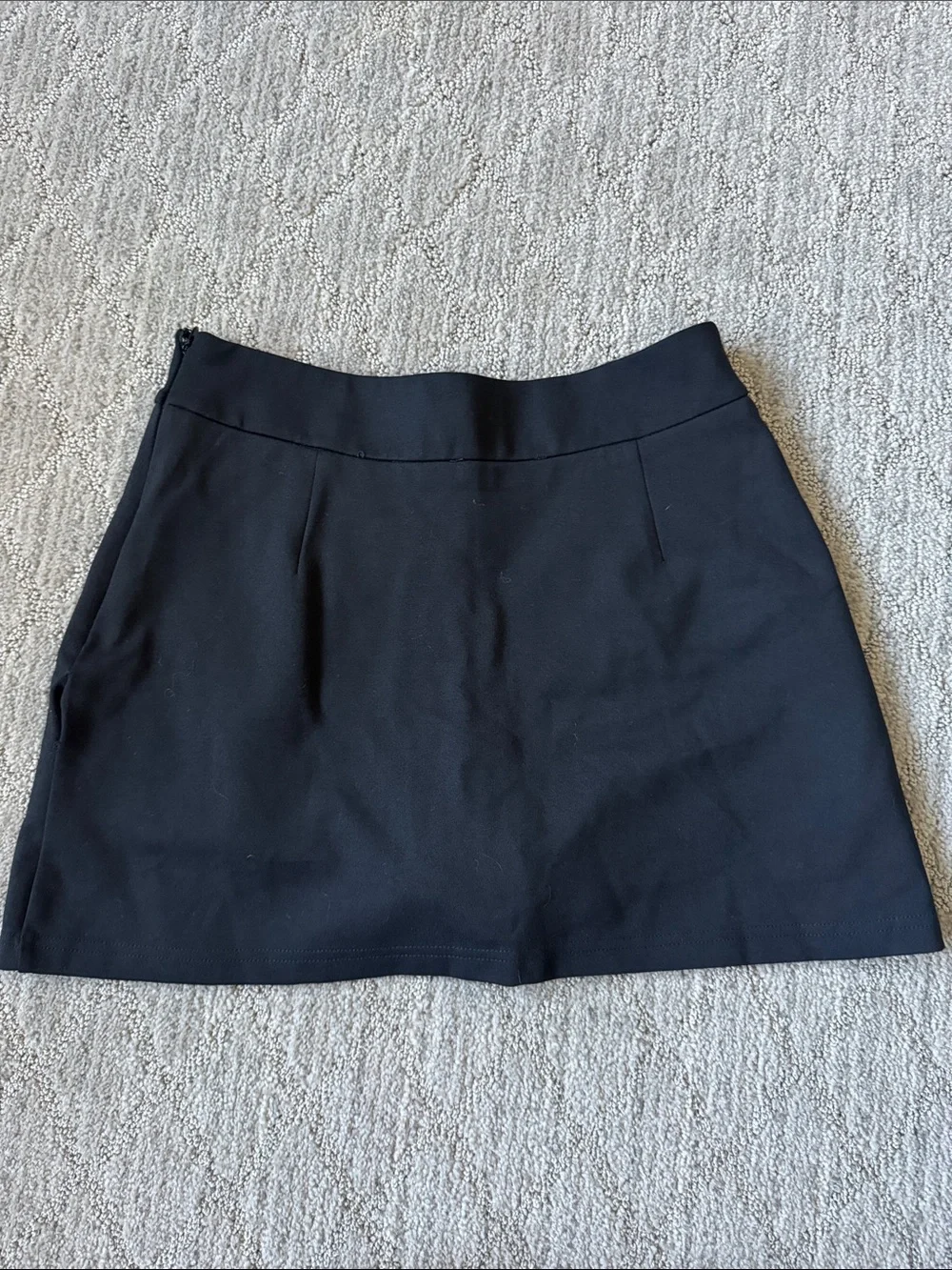 Princess Polly Black Mini Skirt with Subtle Side Slit